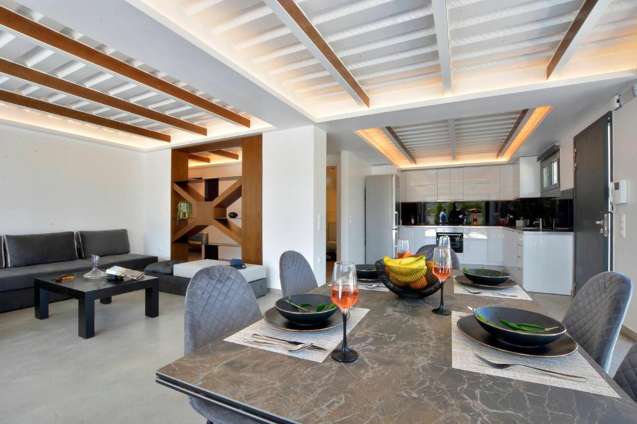 Villa Flamingo - 4 Bedrooms - Private Pool - Next To Renowned Issos Beach & Lake Korission Línia 외부 사진