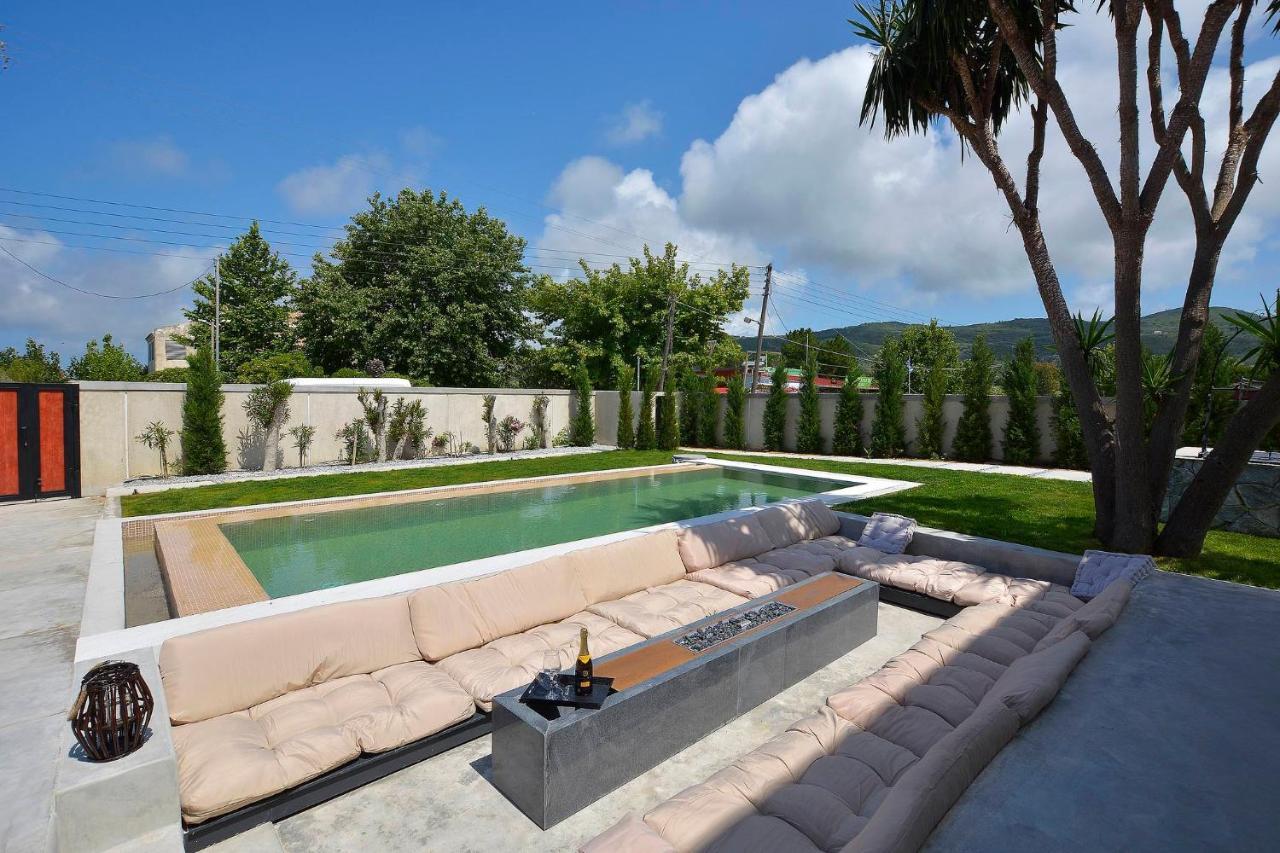 Villa Flamingo - 4 Bedrooms - Private Pool - Next To Renowned Issos Beach & Lake Korission Línia 외부 사진