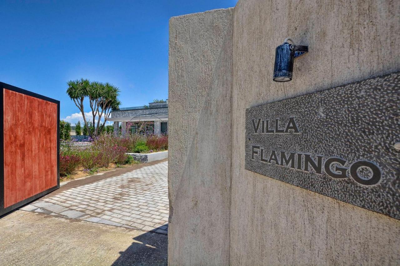 Villa Flamingo - 4 Bedrooms - Private Pool - Next To Renowned Issos Beach & Lake Korission Línia 외부 사진