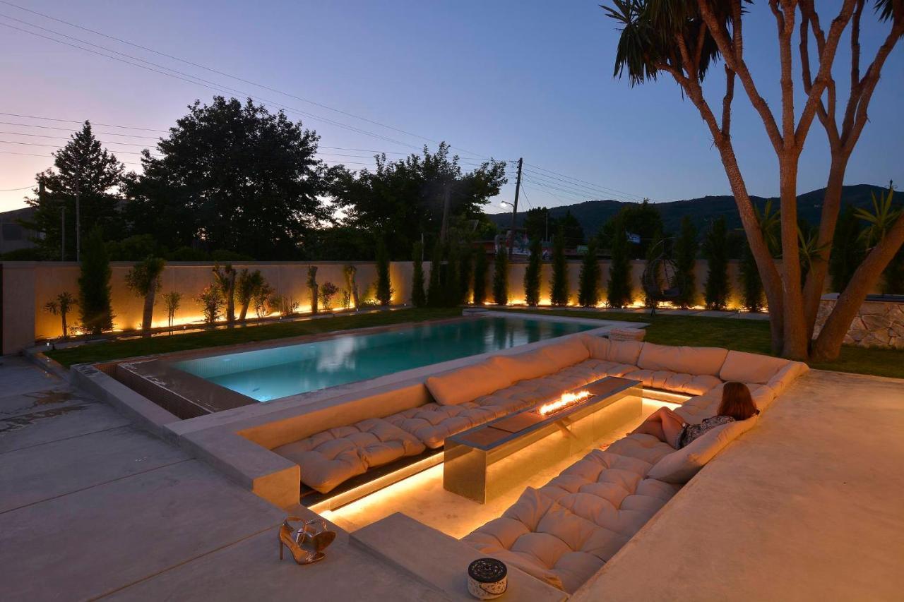 Villa Flamingo - 4 Bedrooms - Private Pool - Next To Renowned Issos Beach & Lake Korission Línia 외부 사진